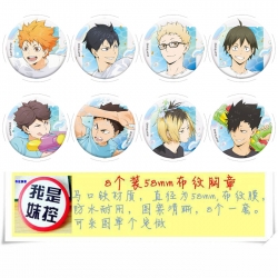 Haikyuu!! Anime round Badge cl...