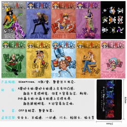 One Piece  Anime matte card st...