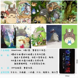 TOTORO Anime matte card sticke...