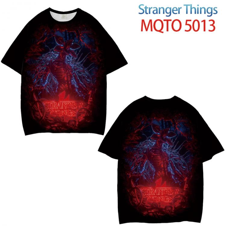 Stranger Things Full color printed short sleeve T-shirt from XXS to 4XL MQTO 5013