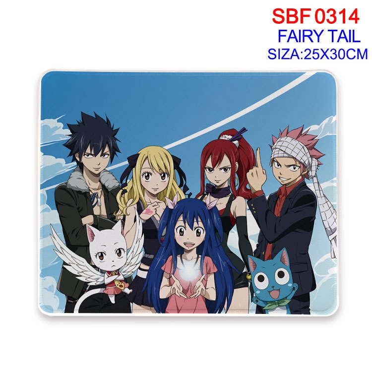 Fairy tail Anime peripheral mouse pad 25X30cm SBF-314