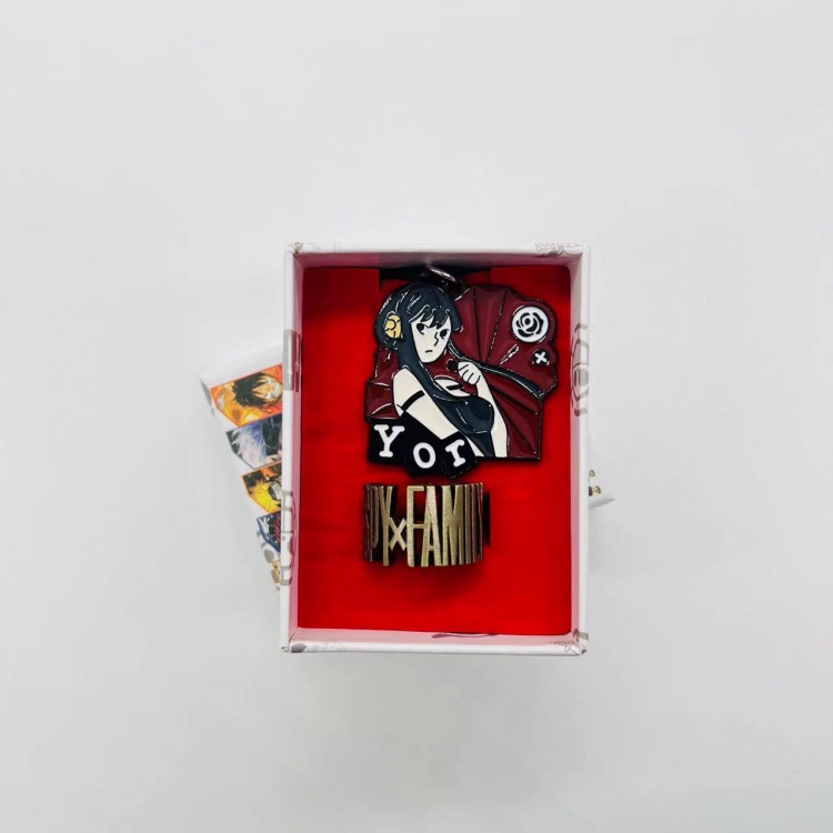 SPY×FAMILY Anime peripheral ring necklace box set of 2 style D