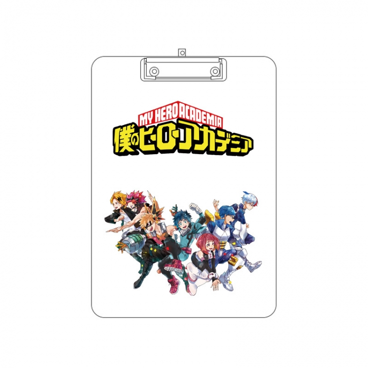 My Hero Academia Double-sided pattern acrylic board clip writing board clip pad 31X22CM price for 2 pcs