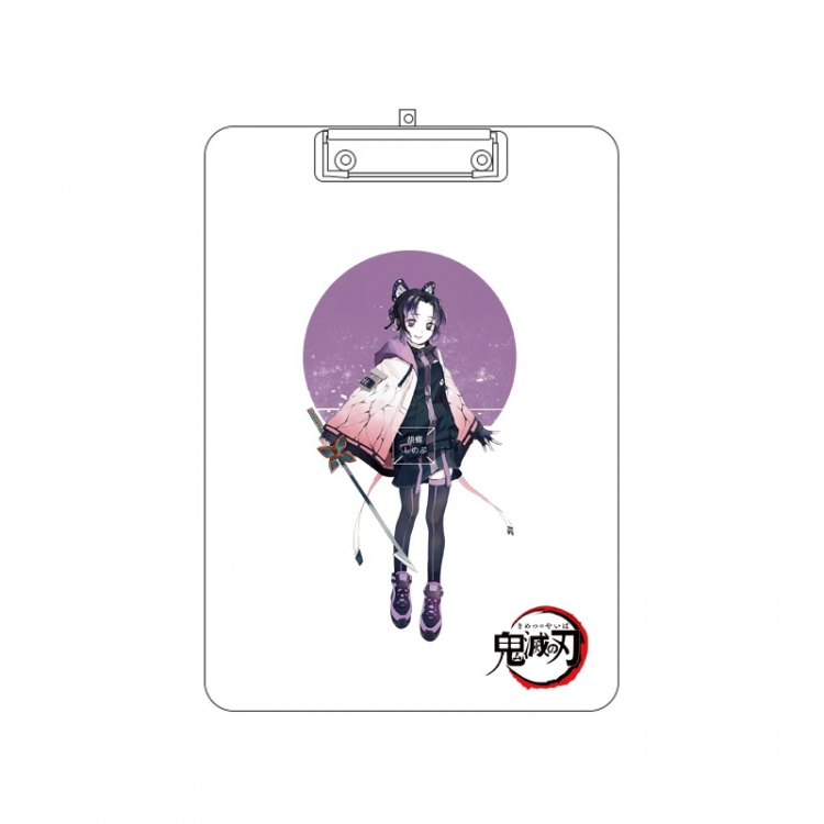 Demon Slayer Kimets Double-sided pattern acrylic board clip writing board clip pad 31X22CM price for 2 pcs