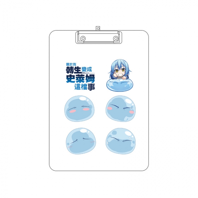 That Time I Got Slim Double-sided pattern acrylic board clip writing board clip pad 31X22CM price for 2 pcs