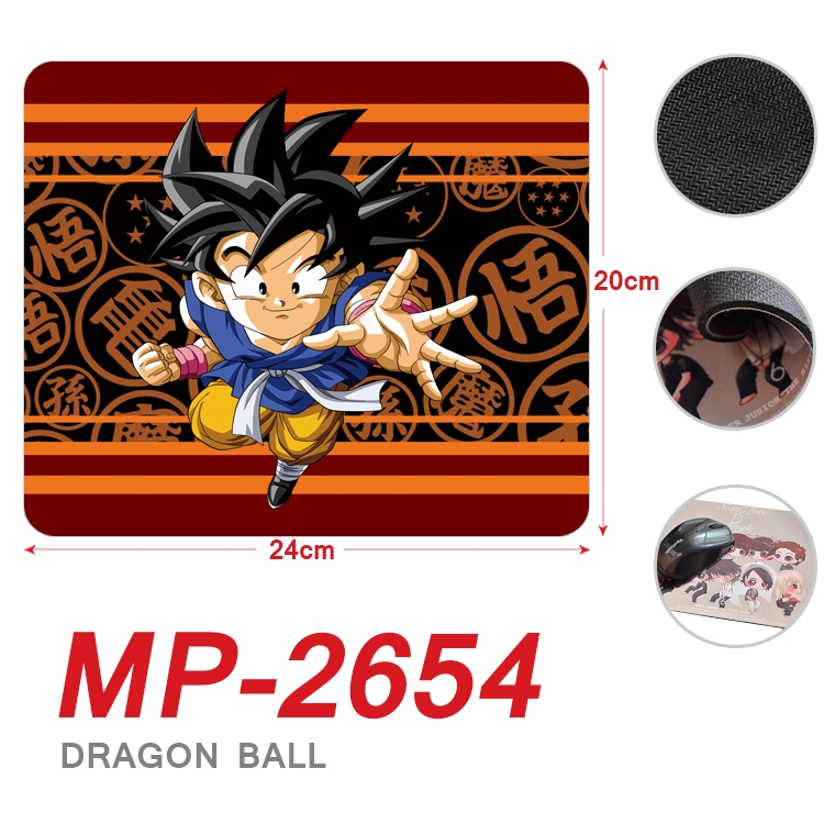 DRAGON BALL Anime Full Color Printing Mouse Pad Unlocked 20X24cm price for 5 pcs MP-2654