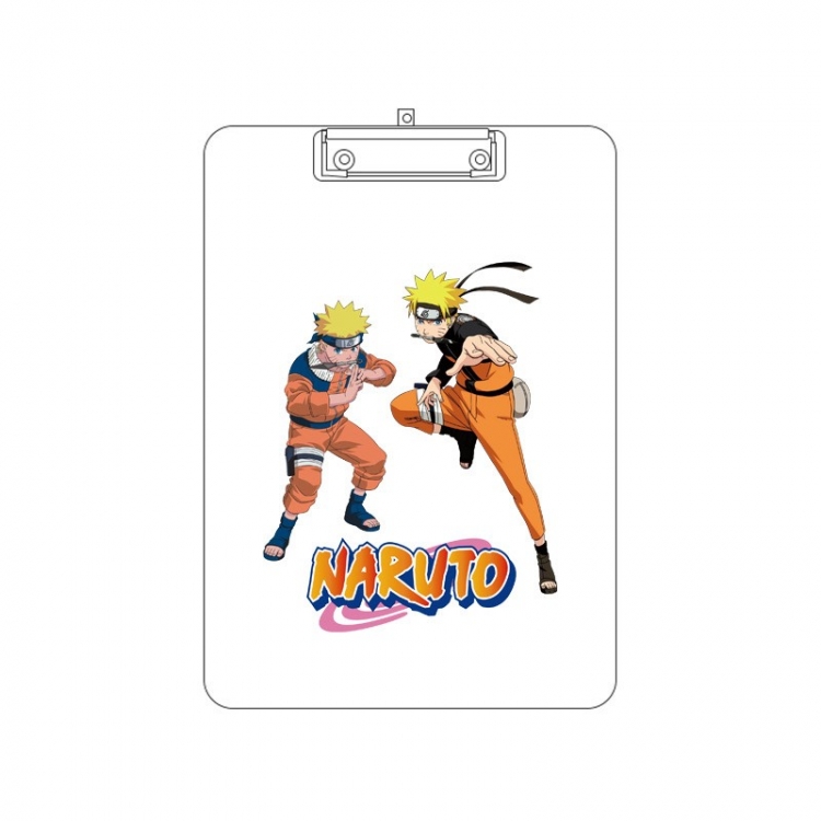 Naruto Double-sided pattern acrylic board clip writing board clip pad 31X22CM price for 2 pcs