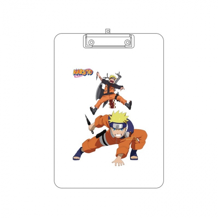 Naruto Double-sided pattern acrylic board clip writing board clip pad 31X22CM price for 2 pcs