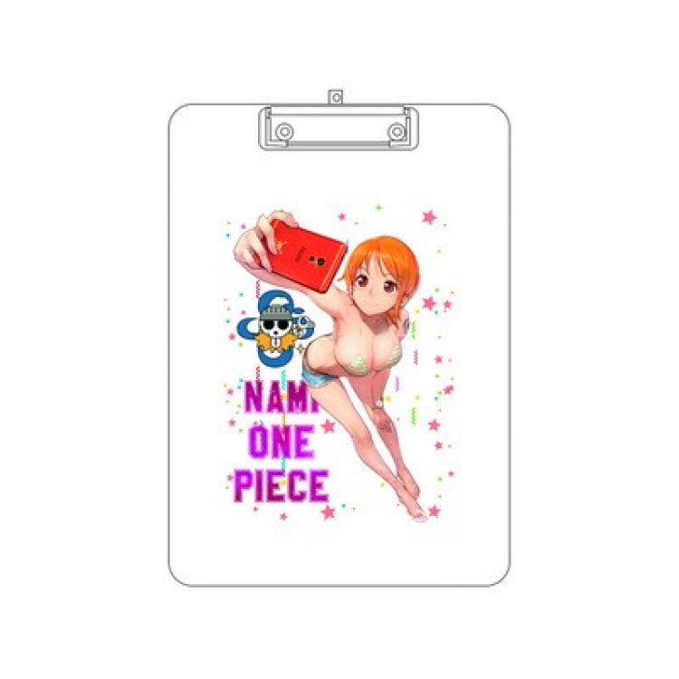 One Piece Double-sided pattern acrylic board clip writing board clip pad 31X22CM price for 2 pcs