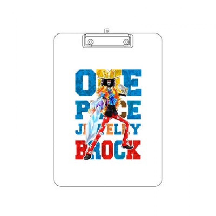 One Piece Double-sided pattern acrylic board clip writing board clip pad 31X22CM price for 2 pcs