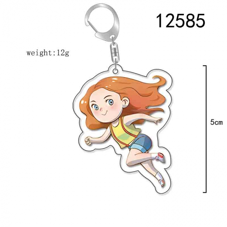 Stranger Things Anime Acrylic Keychain Charm  price for 5 pcs 12585