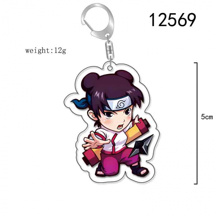 Naruto Anime Acrylic Keychain Charm  price for 5 pcs 12569
