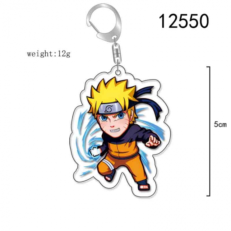 Naruto Anime Acrylic Keychain Charm  price for 5 pcs 12550