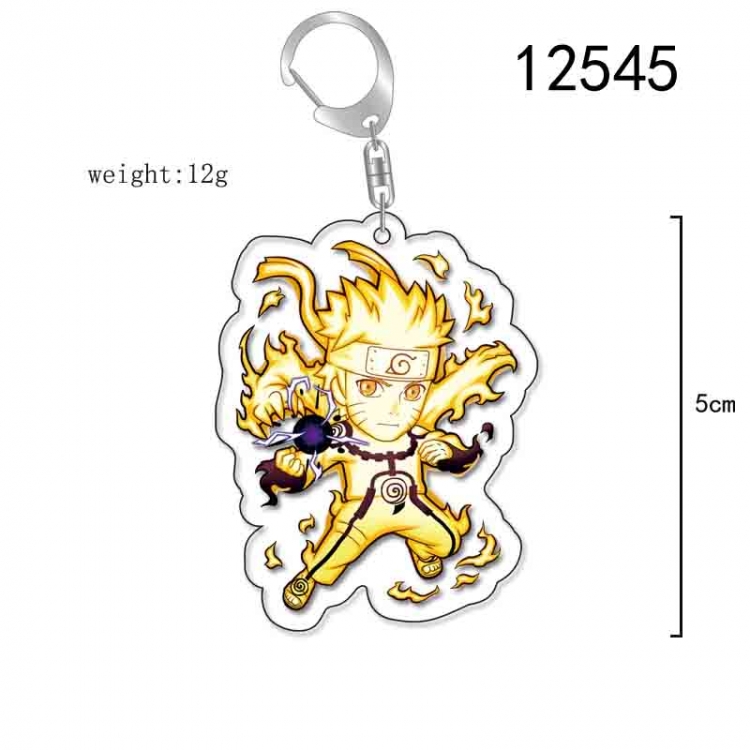 Naruto Anime Acrylic Keychain Charm  price for 5 pcs 12545