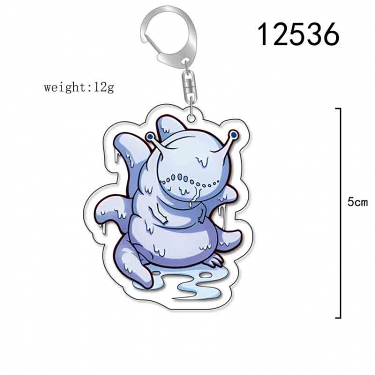 Naruto Anime Acrylic Keychain Charm  price for 5 pcs 12536