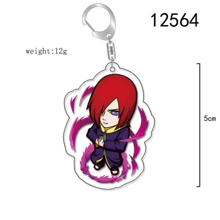 Naruto Anime Acrylic Keychain Charm  price for 5 pcs 12564