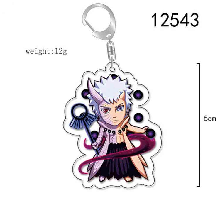 Naruto Anime Acrylic Keychain Charm  price for 5 pcs 12543