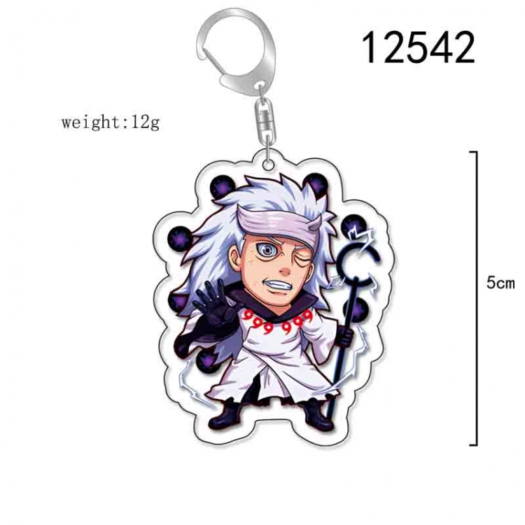 Naruto Anime Acrylic Keychain Charm  price for 5 pcs 12542