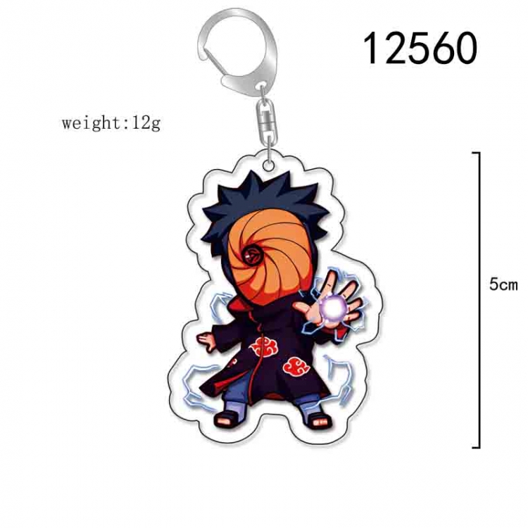 Naruto Anime Acrylic Keychain Charm  price for 5 pcs 12560