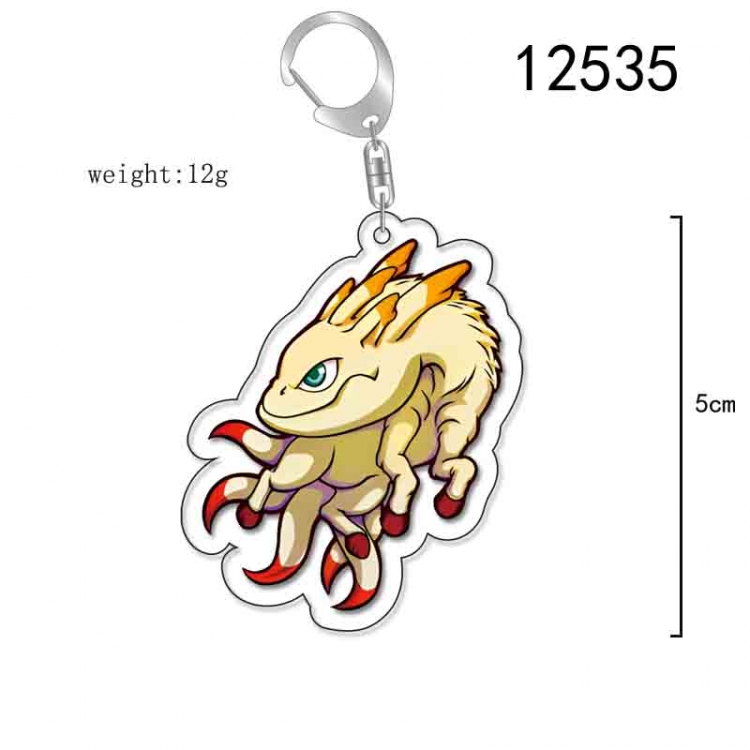 Naruto Anime Acrylic Keychain Charm  price for 5 pcs 12535