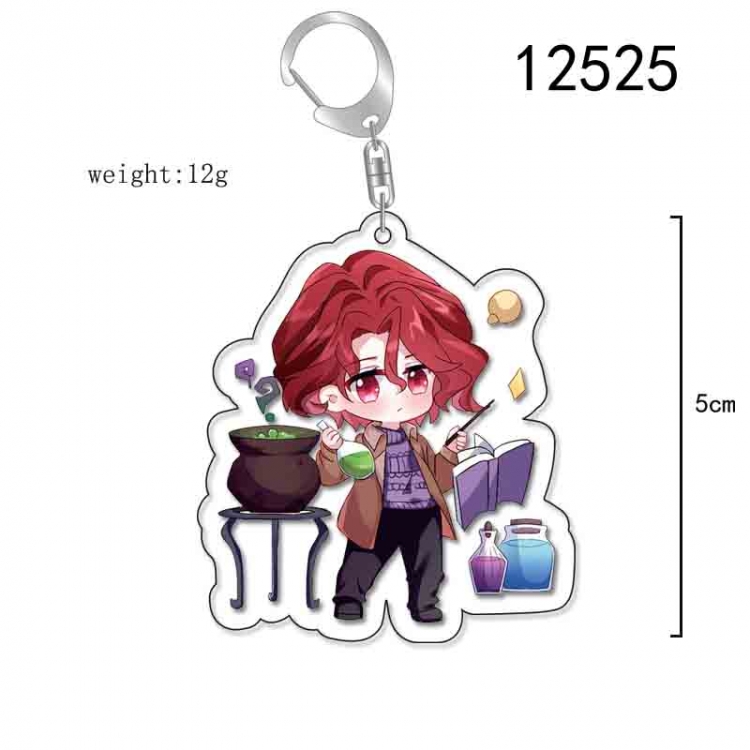 Harry Potter Anime Acrylic Keychain Charm  price for 5 pcs 12525