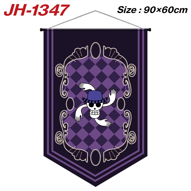 One Piece Anime Peripheral Full Color Printing Banner 90X60CM JH-1347