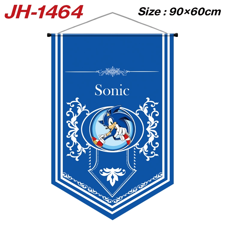 Sonic the Hedgehog Anime Peripheral Full Color Printing Banner 90X60CM JH-1464