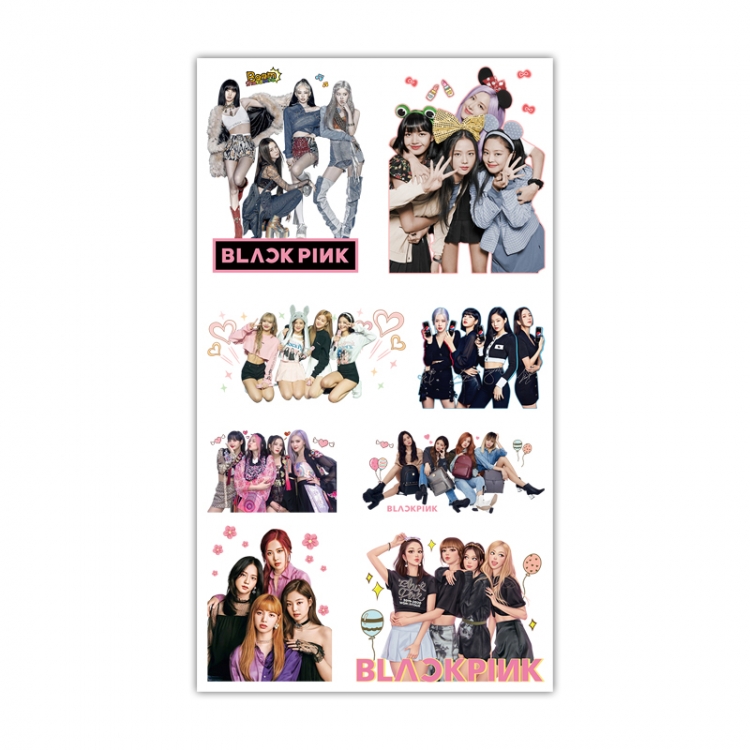 BLACK PINK Mini Tattoo Stickers Personality Stickers 10.6X6.1CM  100 pieces from the batch