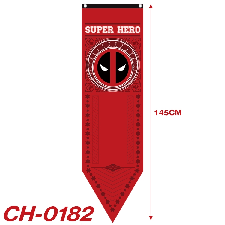 Super hero Movie star full color printing banner 40x145CM CH-0182