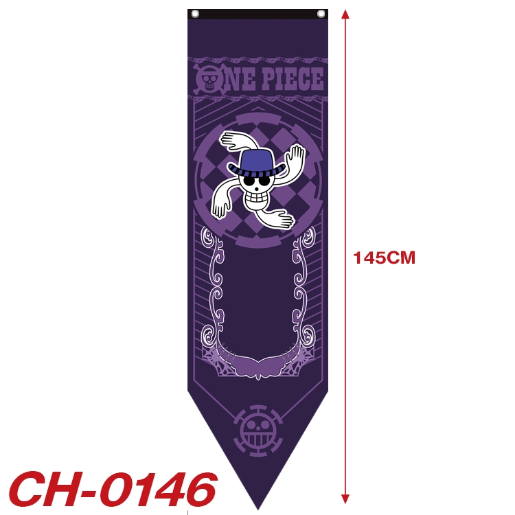 One Piece Anime Peripheral Full Color Printing Banner 40x145CM CH-0146