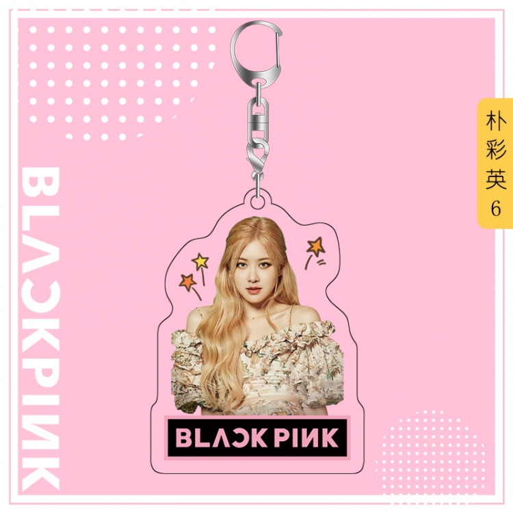 BLACK PINK acrylic pendant bag charm keychain price for 5 pcs