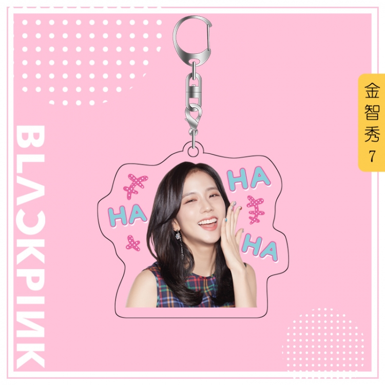BLACK PINK acrylic pendant bag charm keychain price for 5 pcs
