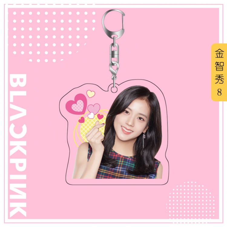 BLACK PINK acrylic pendant bag charm keychain price for 5 pcs