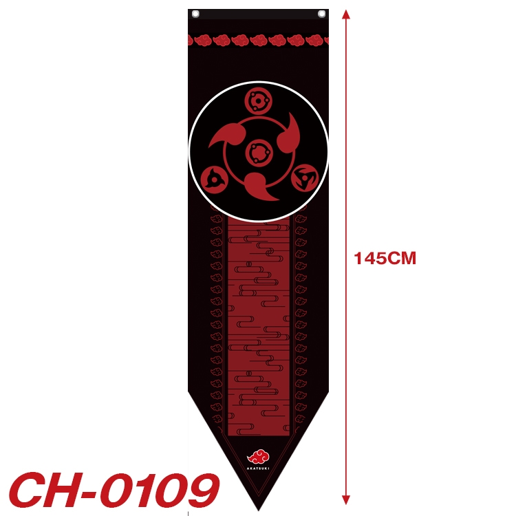 Naruto Anime Peripheral Full Color Printing Banner 40x145CM CH-0109