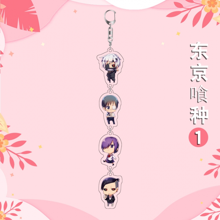 Tokyo Ghoul Anime Peripheral Pendant Acrylic Keychain Ornament 16cm price for 5 pcs