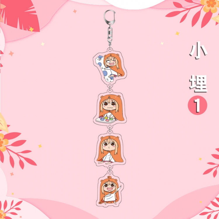 Himouto! Umaru-chan Anime Peripheral Pendant Acrylic Keychain Ornament 16cm price for 5 pcs