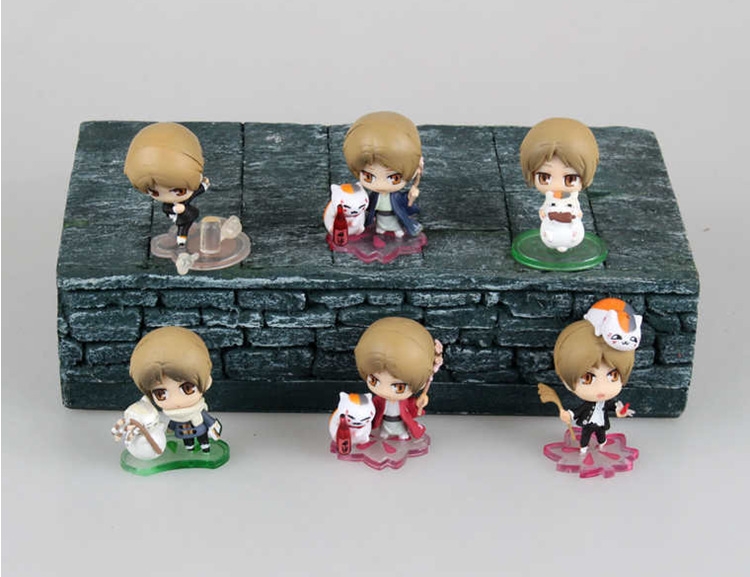 Natsume_Yuujintyou bag figure ornament model a set of 6