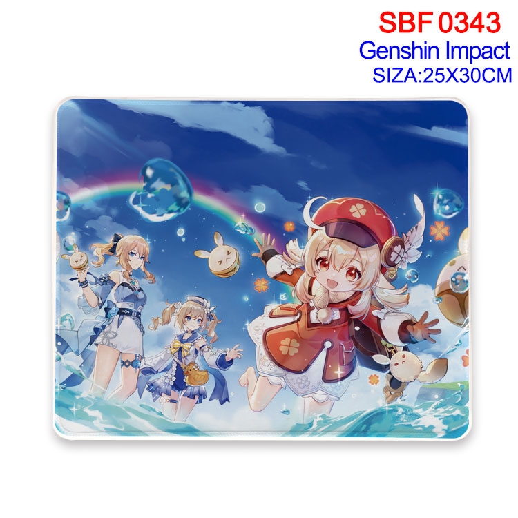 Genshin Impact Anime peripheral mouse pad 25X30cm  SBF-343