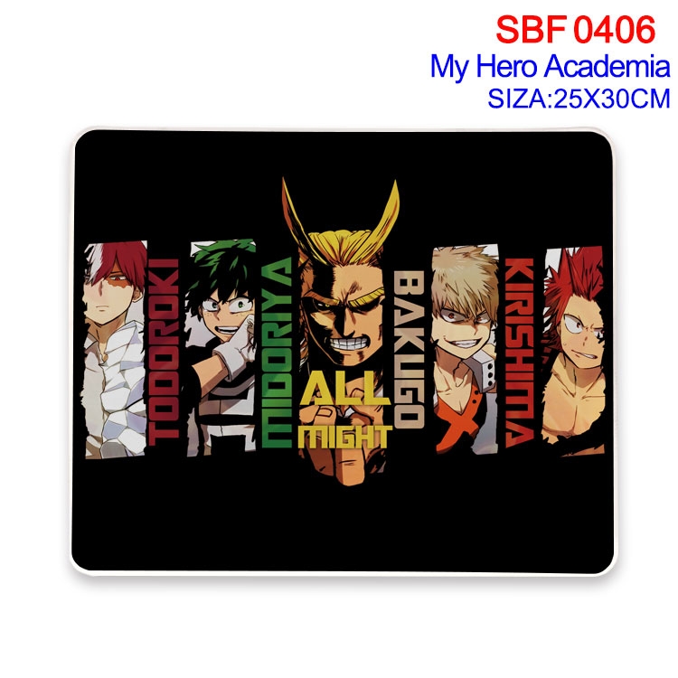 My Hero Academia Anime peripheral mouse pad 25X30cm  SBF-406