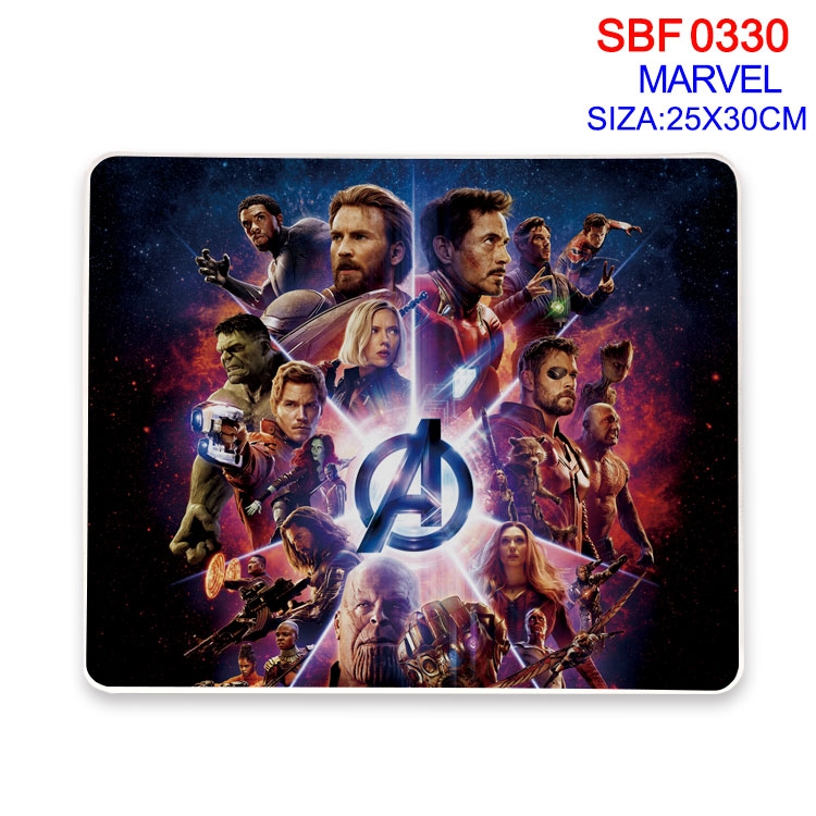 Marvel Comics Movie peripheral mouse pad 25X30cm SBF-330