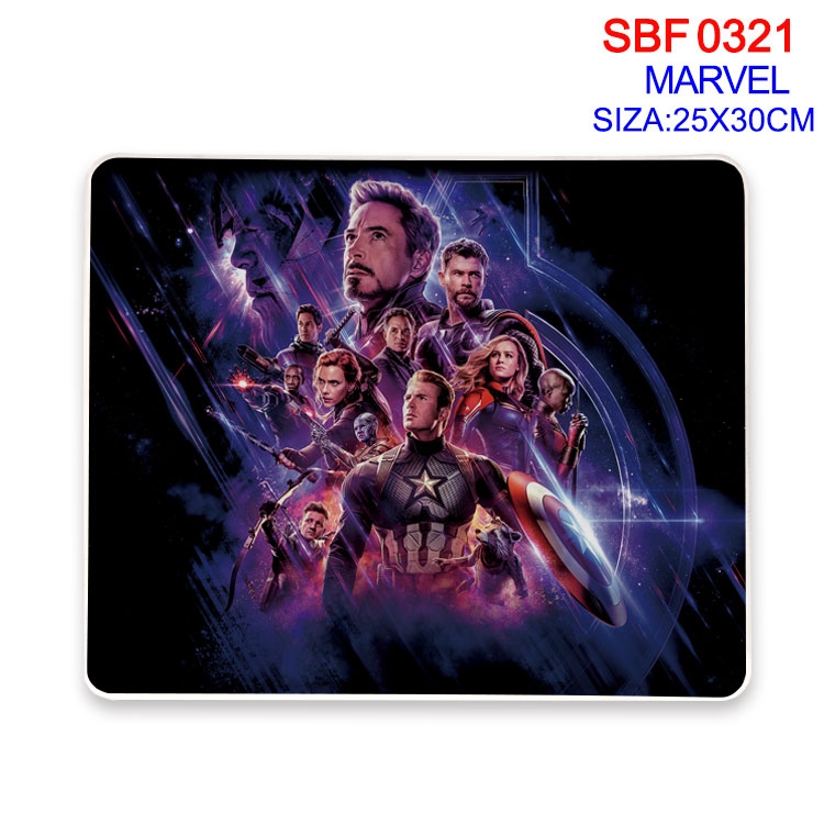 Marvel Comics Movie peripheral mouse pad 25X30cm SBF-321