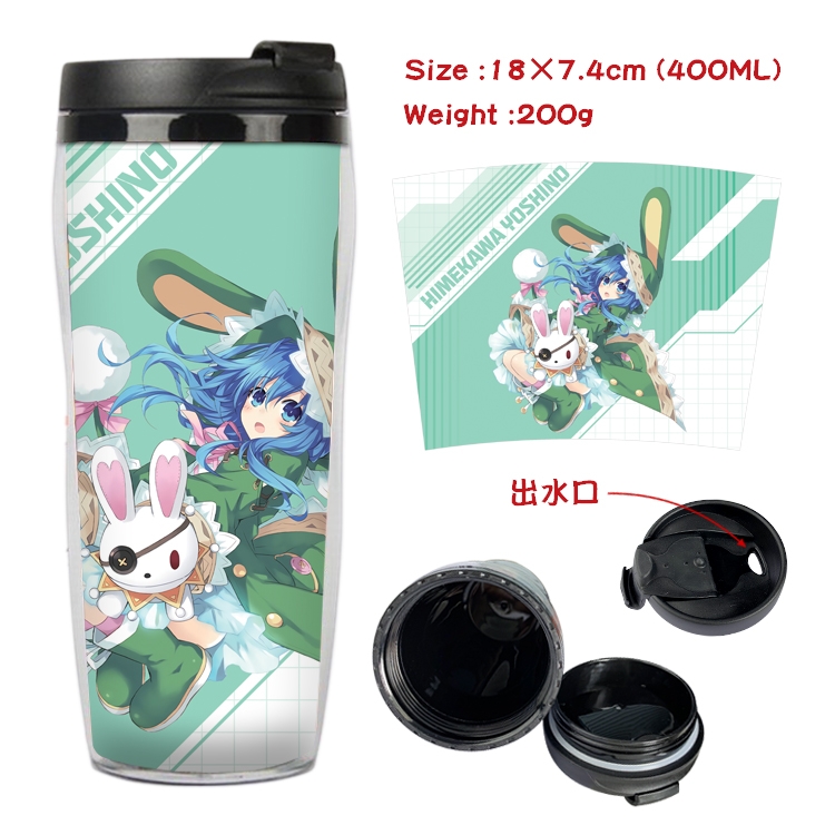 Date-A-Live Anime Starbucks Leakproof Insulated Cup 18X7.4CM 400ML