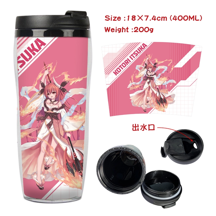 Date-A-Live Anime Starbucks Leakproof Insulated Cup 18X7.4CM 400ML