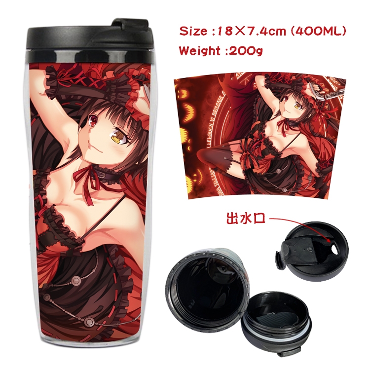 Date-A-Live Anime Starbucks Leakproof Insulated Cup 18X7.4CM 400ML