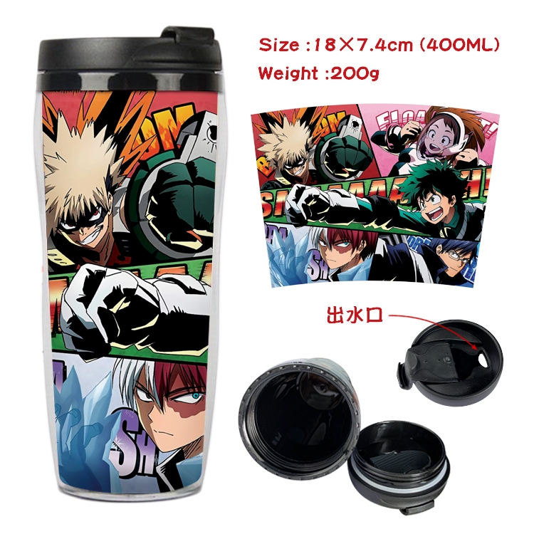 My Hero Academia Anime Starbucks Leakproof Insulated Cup 18X7.4CM 400ML