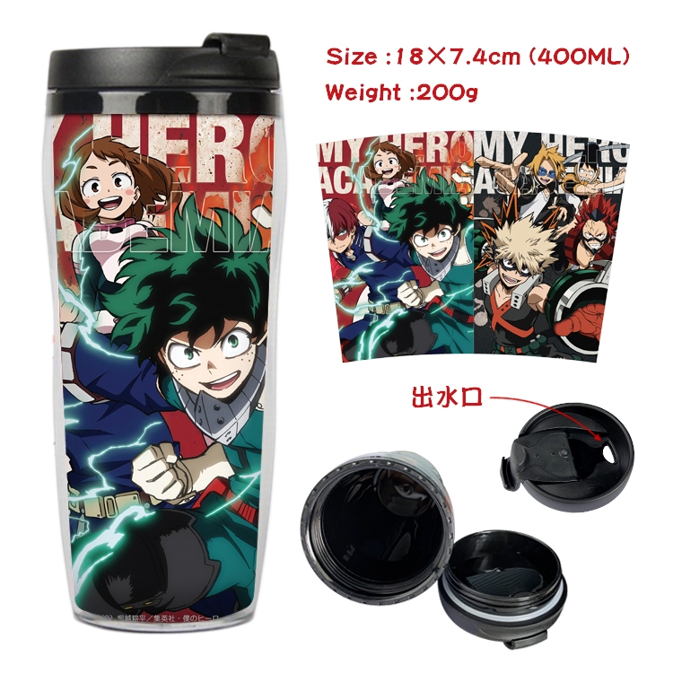 My Hero Academia Anime Starbucks Leakproof Insulated Cup 18X7.4CM 400ML