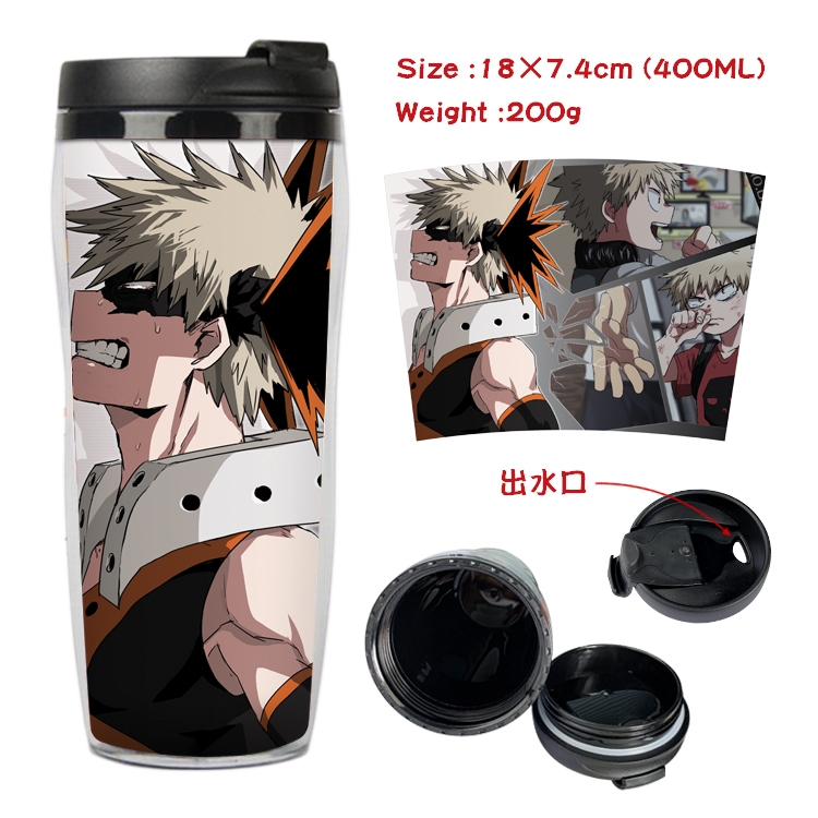 My Hero Academia Anime Starbucks Leakproof Insulated Cup 18X7.4CM 400ML