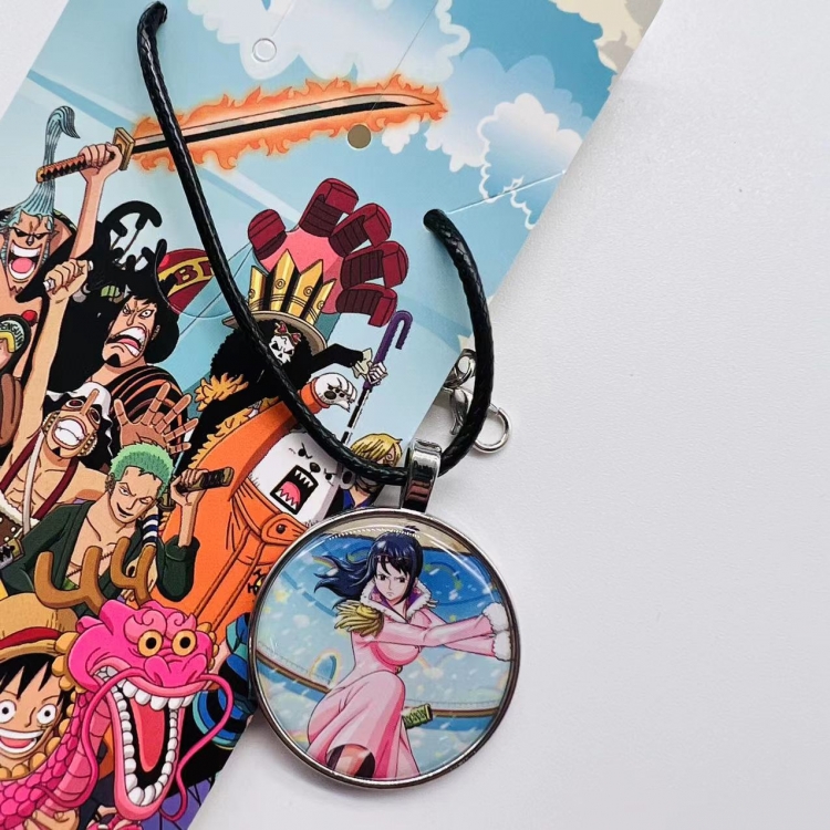 One Piece Anime peripheral leather rope necklace pendant jewelry  price for 5 pcs 3842