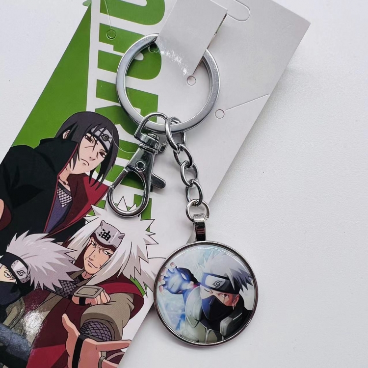 Naruto Anime peripheral metal keychain pendant  2557 price for 5 pcs