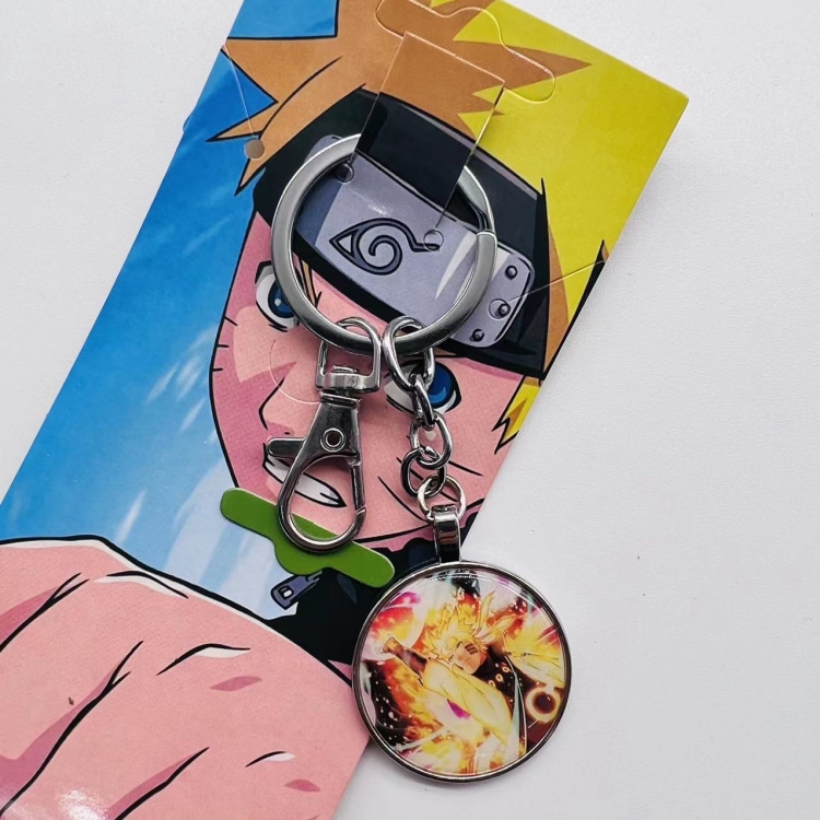 Naruto Anime peripheral metal keychain pendant  2615 price for 5 pcs